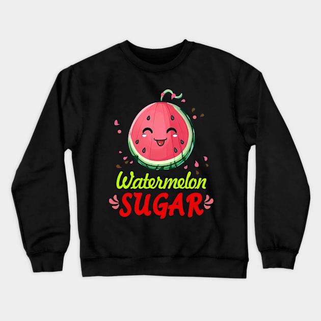 Watermelon Sugar Crewneck Sweatshirt by RainasArt